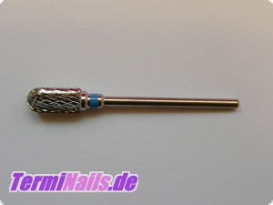 Profi-Hartmetall-Frser, Zylinder blau, rund, grob